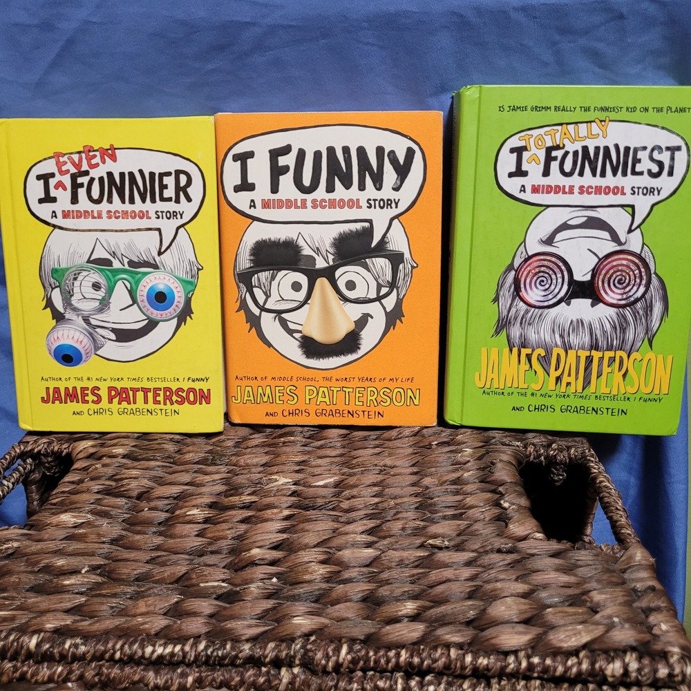 I Funny James Patterson Book Set Middle School Story Even Funnier Totally‎ lot 3